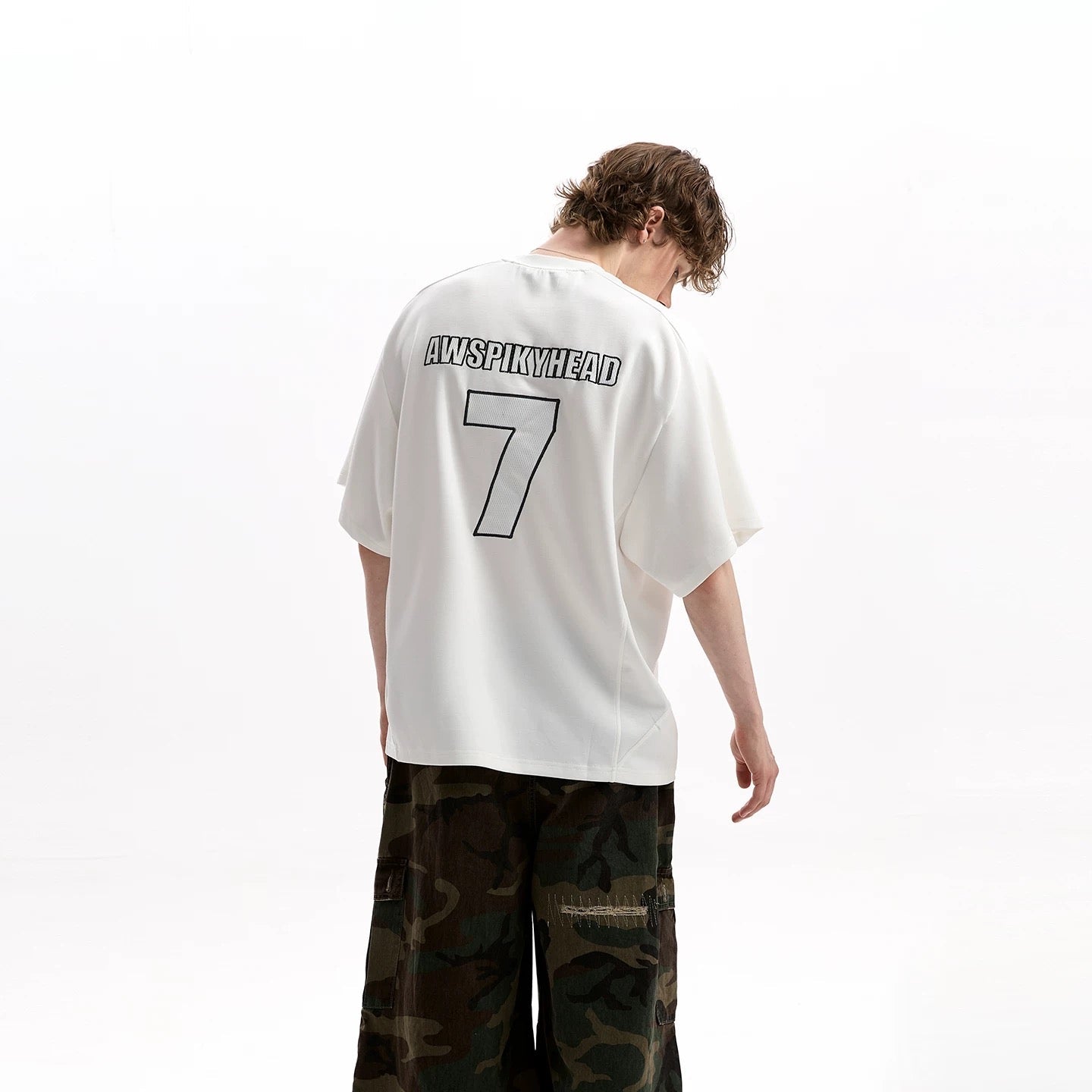 S0297 American Retro Fashion Simple Design Short Sleeve T-shirt