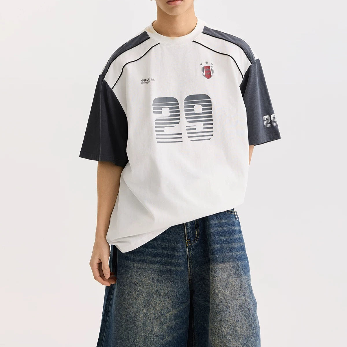 S0315 American sports style short-sleeved T-shirt