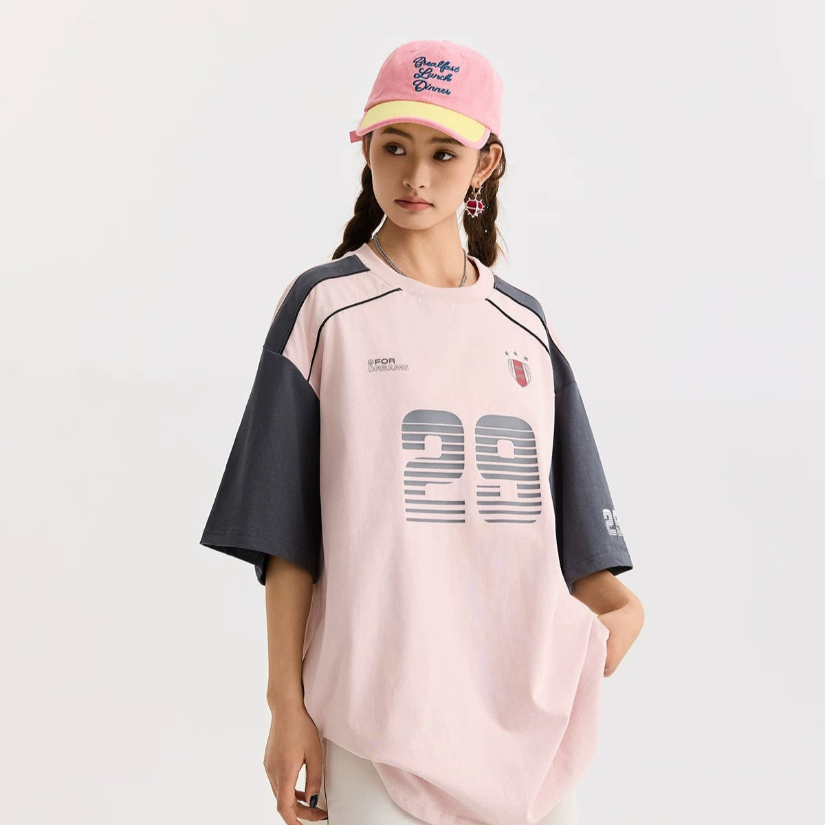 S0315 American sports style short-sleeved T-shirt