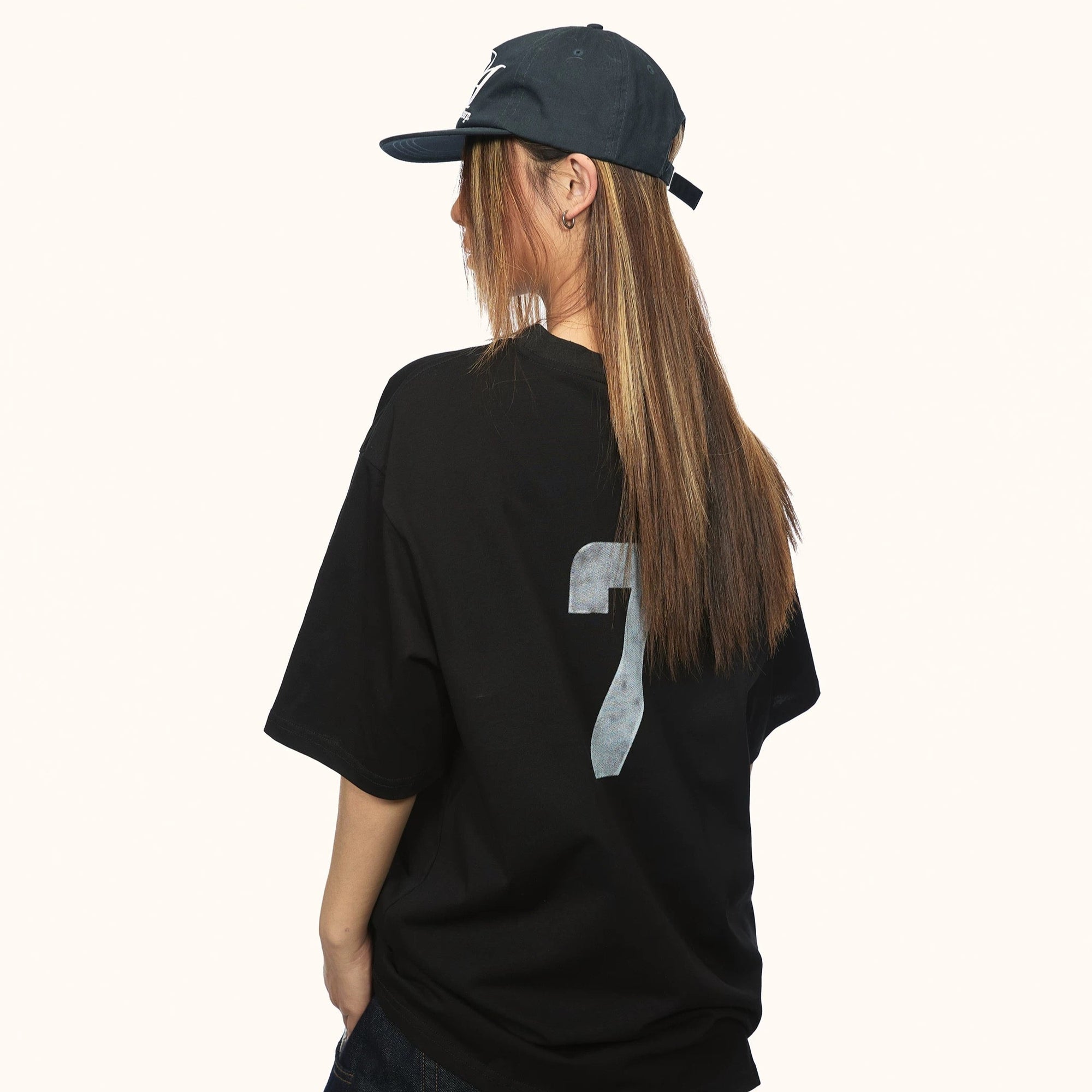 S0319 American high street printed round neck short-sleeved T-shirt
