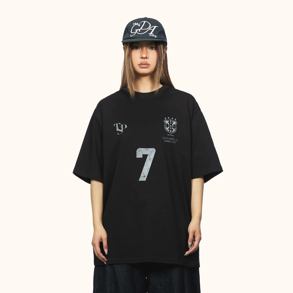 S0319 American high street printed round neck short-sleeved T-shirt