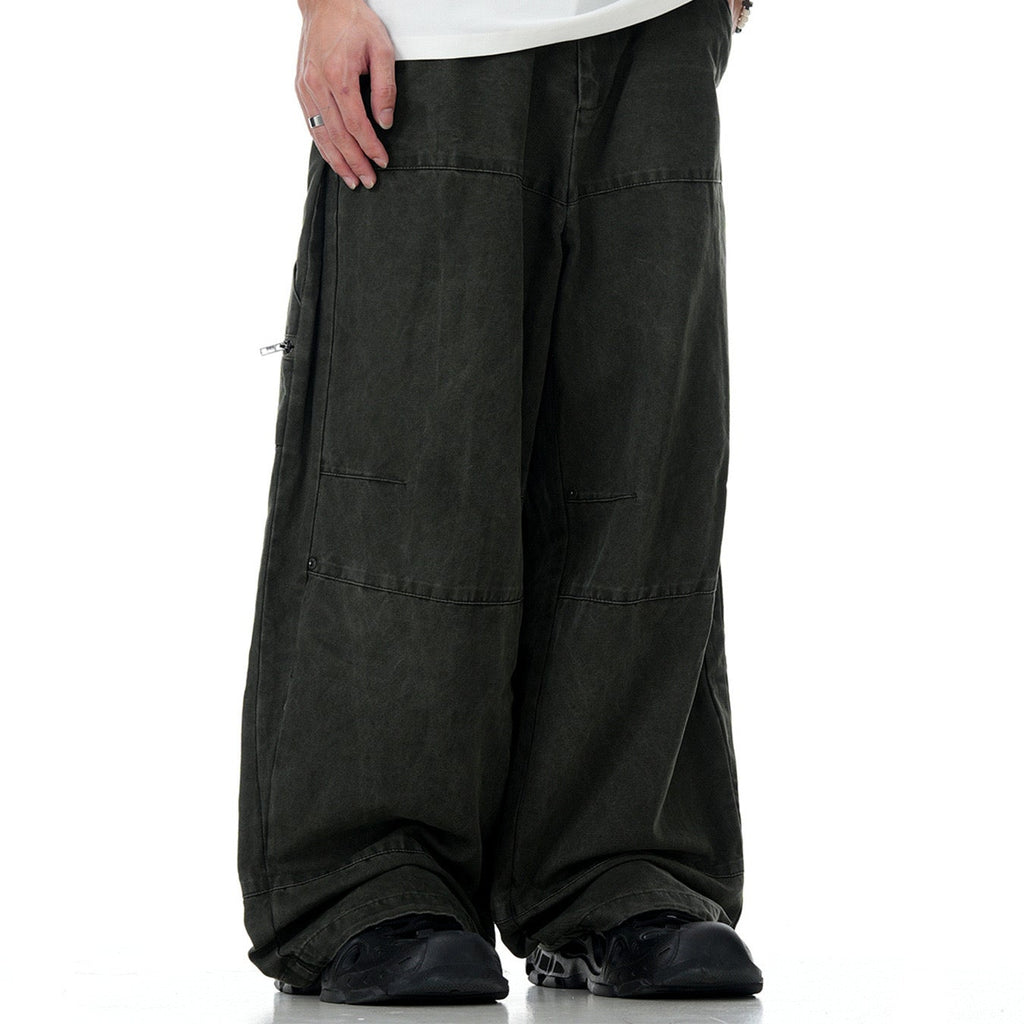 P0159 American Vintage A-line straight cargo jean