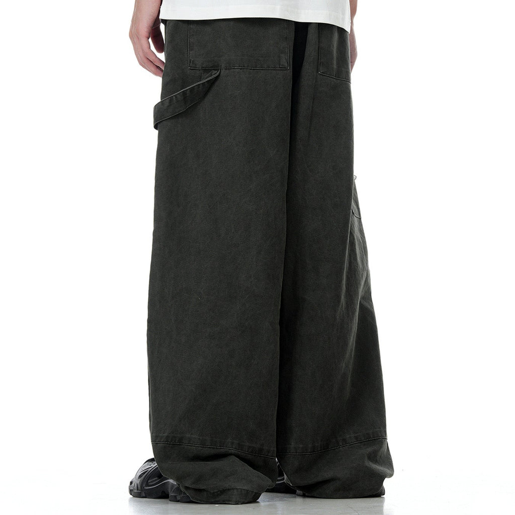 P0159 American Vintage A-line straight cargo jean