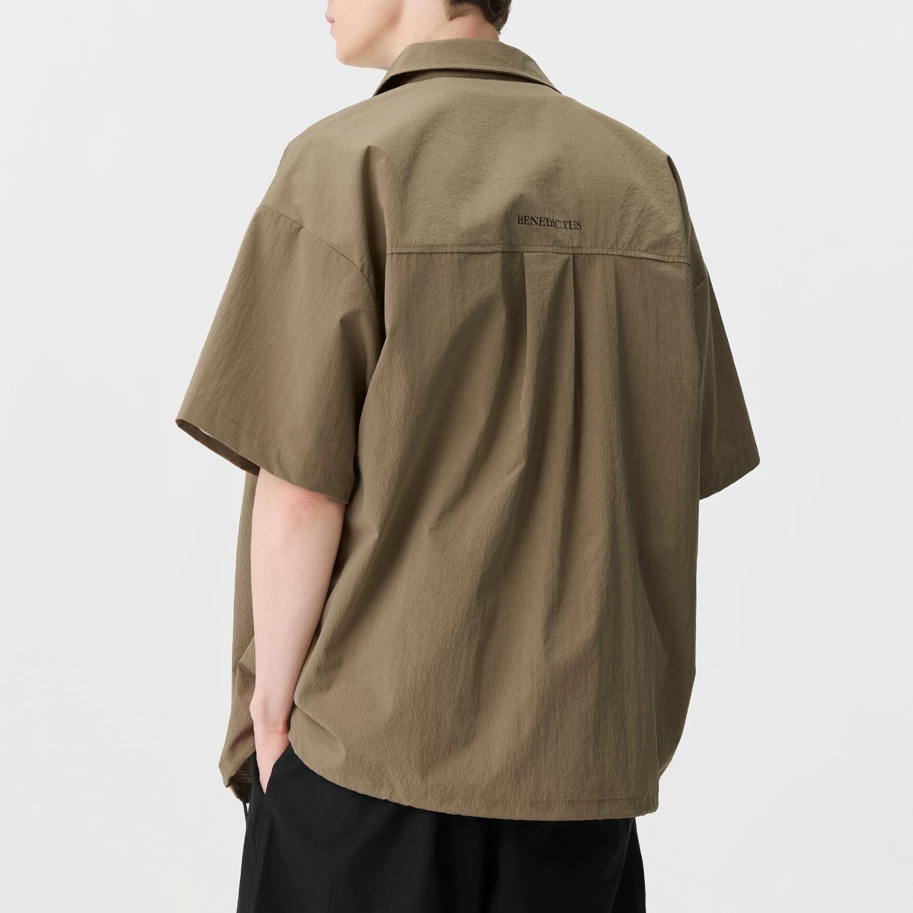 S0320 SANHOMME Japanese retro work shirt loose