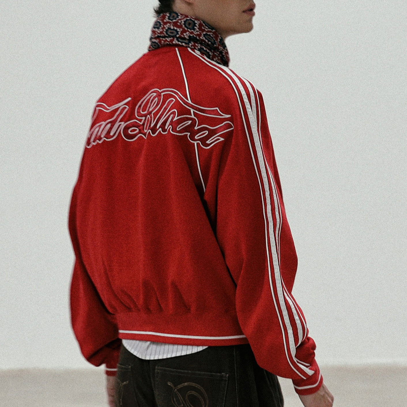 S0324 BADBLOOD American retro clothing cotton back youth logo jacket