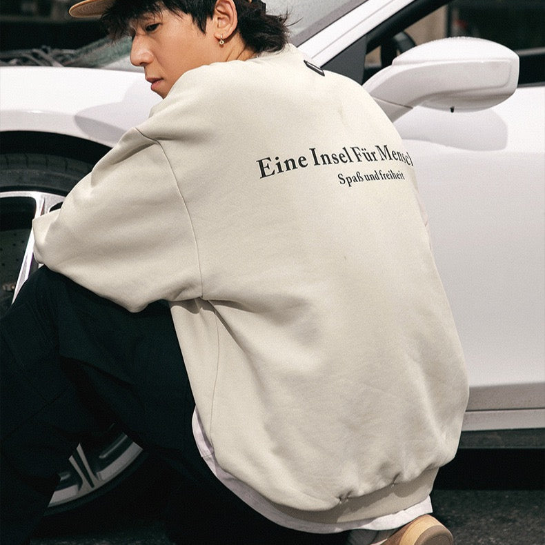 S0040 American Vintage Heavyweight Oversized Crew Neck Sweatshirt