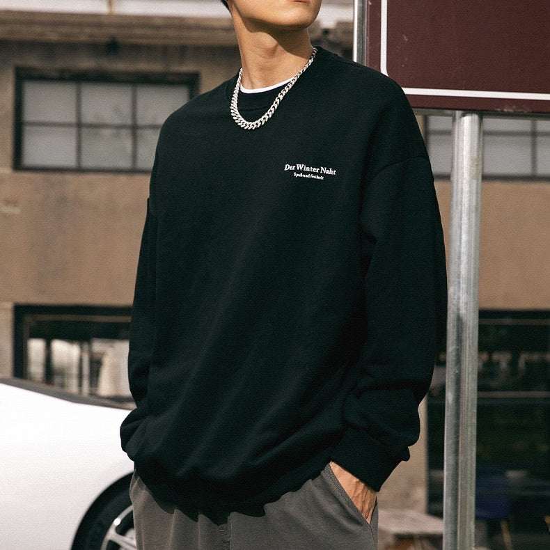 S0040 American Vintage Heavyweight Oversized Crew Neck Sweatshirt