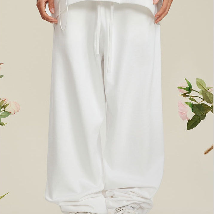 P0047 American loose straight-through pure cotton sports casual pants