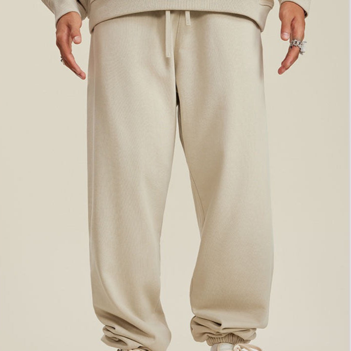 P0047 American loose straight-through pure cotton sports casual pants