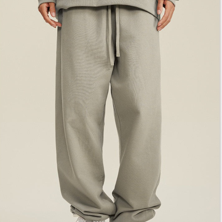 P0047 American loose straight-through pure cotton sports casual pants