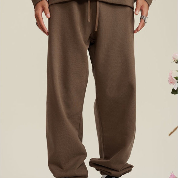 P0047 American loose straight-through pure cotton sports casual pants