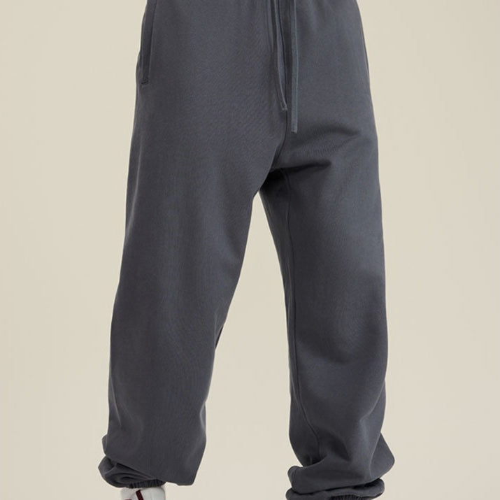 P0047 American loose straight-through pure cotton sports casual pants