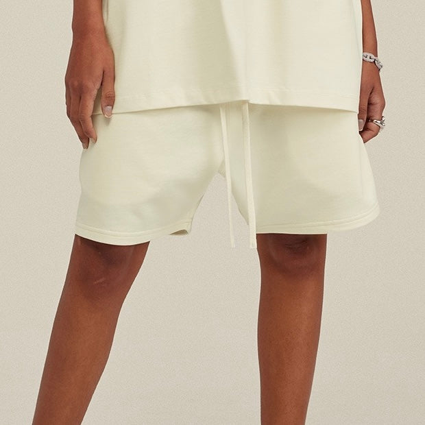 P0091 American style casual quarter short sweatpants