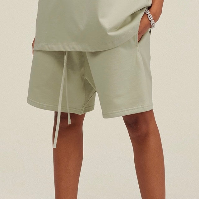 P0091 American style casual quarter short sweatpants