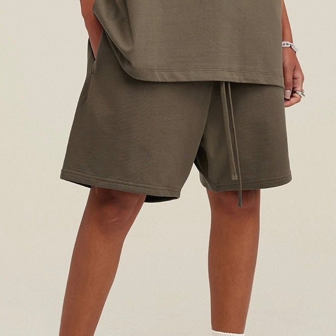 P0091 American style casual quarter short sweatpants