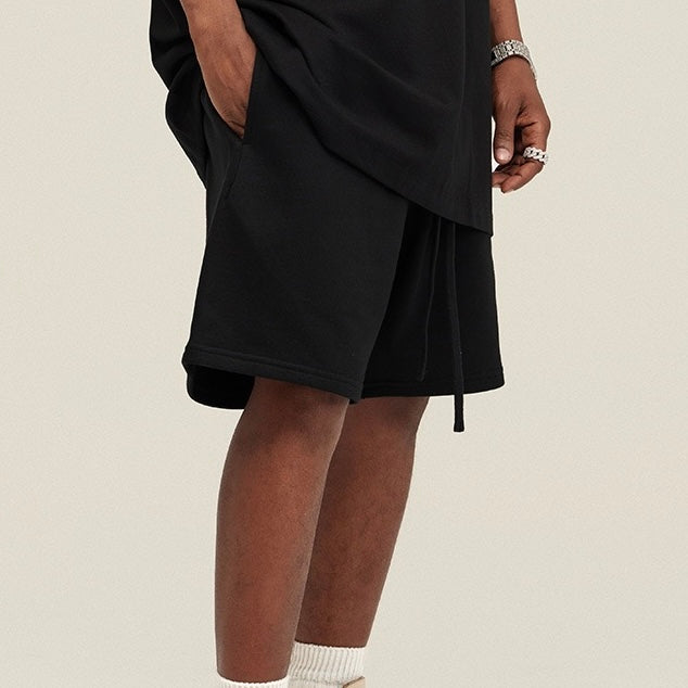 P0091 American style casual quarter short sweatpants