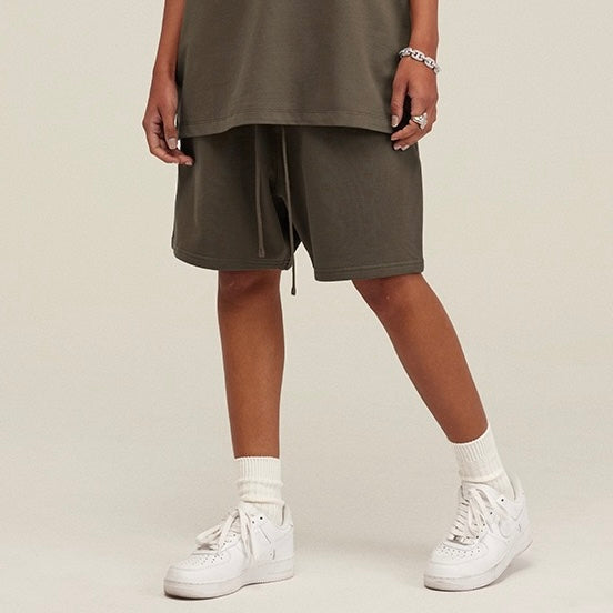 P0091 American style casual quarter short sweatpants