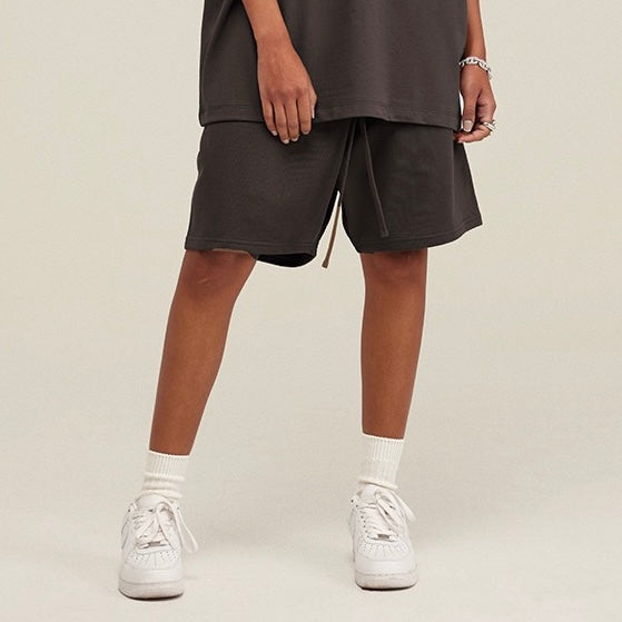 P0091 American style casual quarter short sweatpants