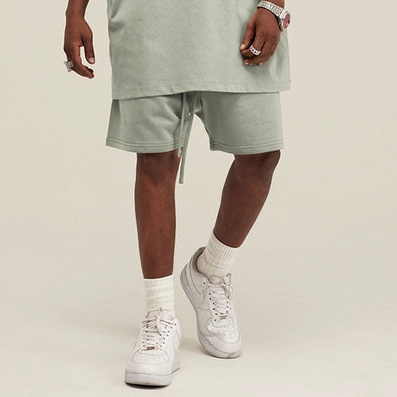 P0091 American style casual quarter short sweatpants