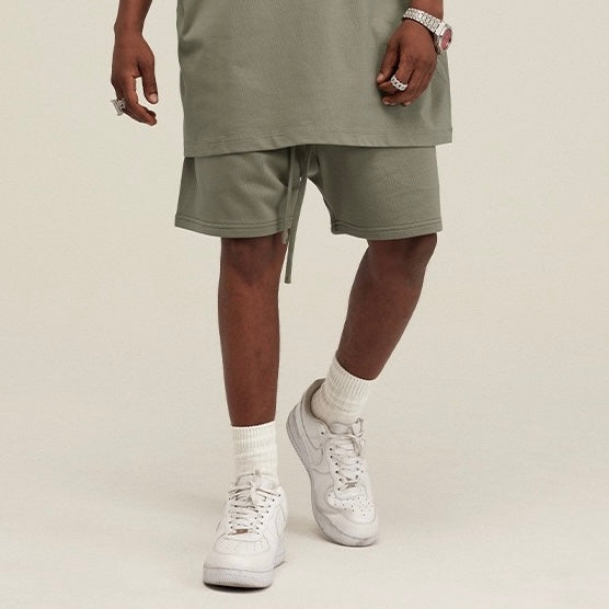 P0091 American style casual quarter short sweatpants