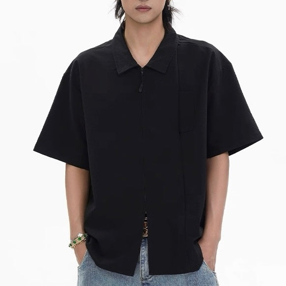 S0290 Japanese cityboy silhouette pocket stitching