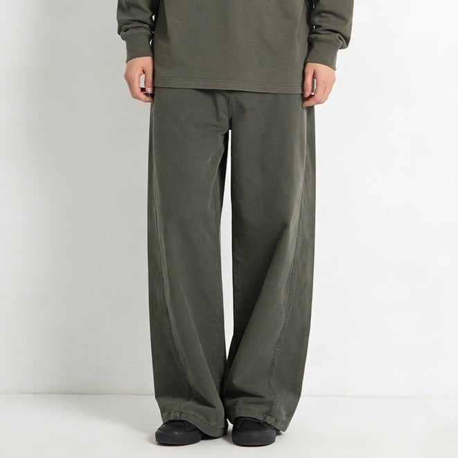 P0218 Japanese Style Simple Retro Casual Versatile Cargo Pants