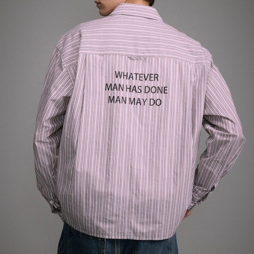 S0440 American Retro Campus Style Trendy Shirt