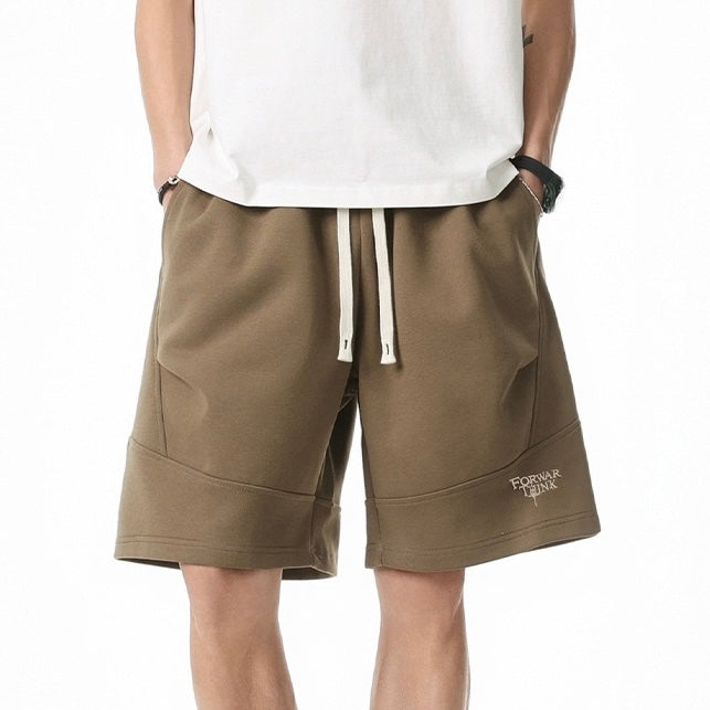 P0229 American-style retro curved-blade casual sweatpants