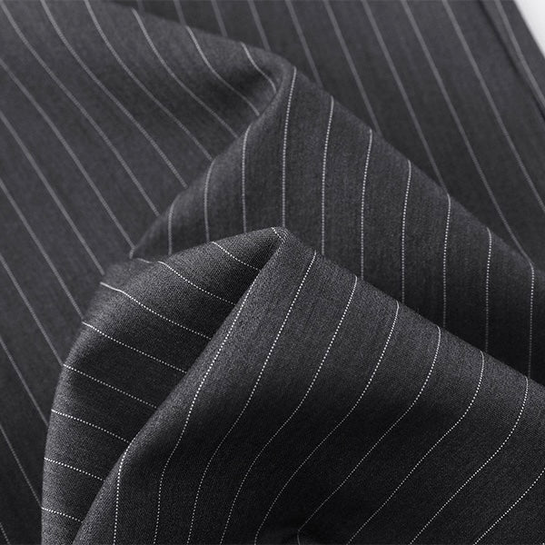 P0231 American casual vintage style pleated patterned casual trousers