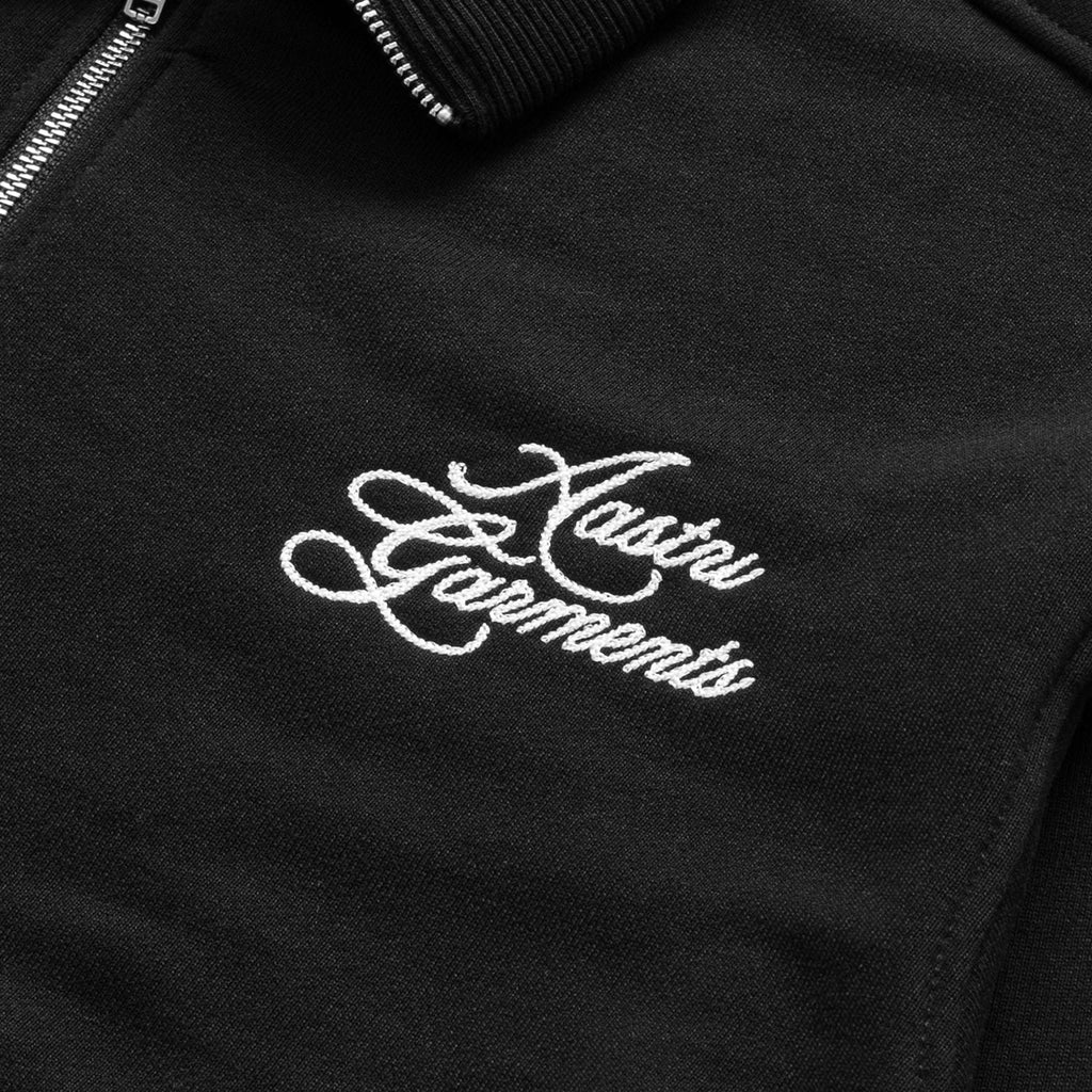 AA002 AASTU GARMENT QUARTER ZIP // BLACK
