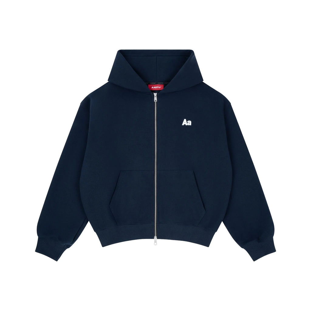 AA004 AASTU LOGO HOODIE VJPPRO ZIP // NAVY