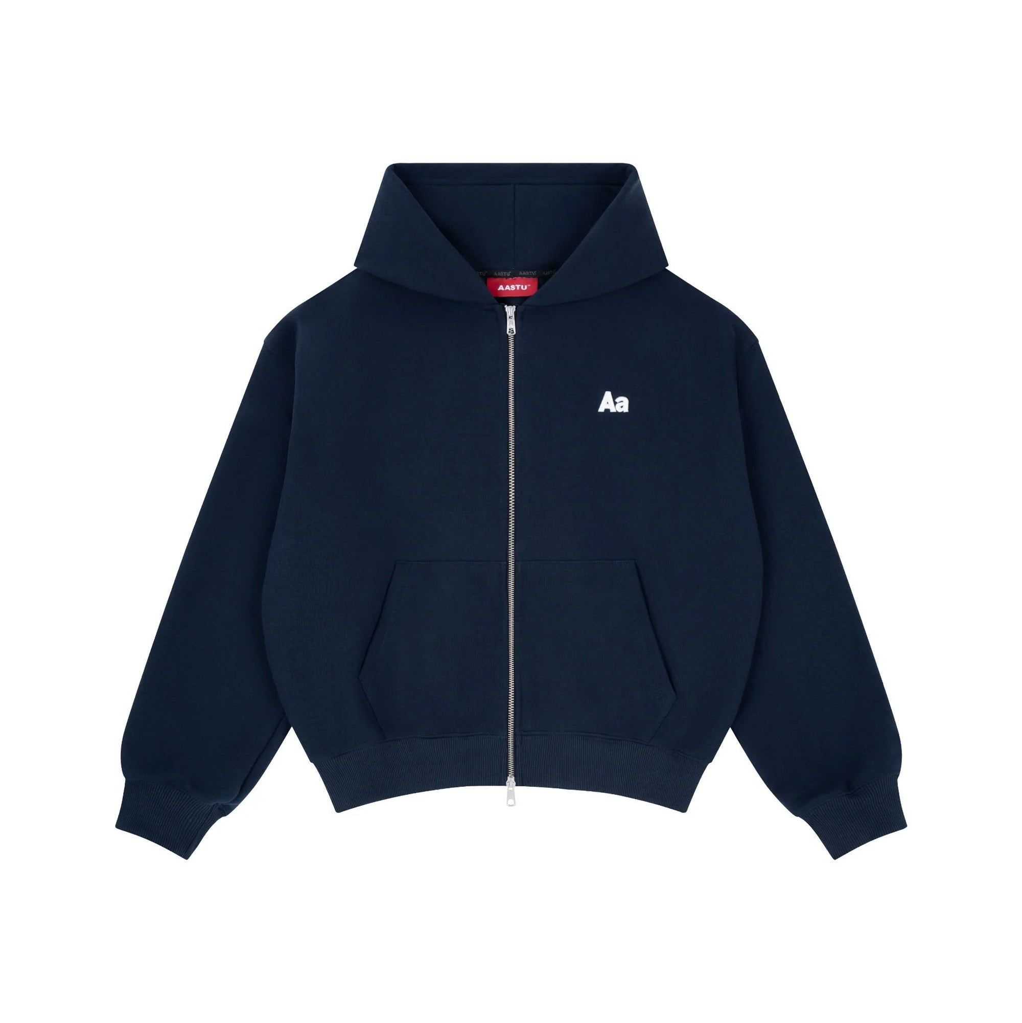 AA004 AASTU LOGO HOODIE VJPPRO ZIP // NAVY
