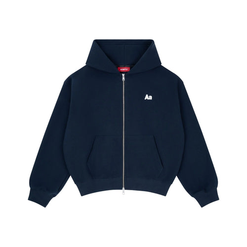 AA004 AASTU LOGO HOODIE VJPPRO ZIP // NAVY