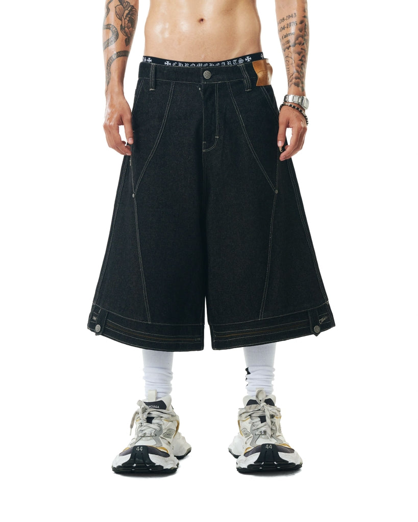 IS010 Insane® Smoke Raw Denim Jorts