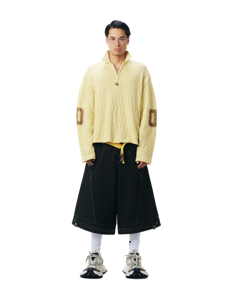 IS010 Insane® Smoke Raw Denim Jorts