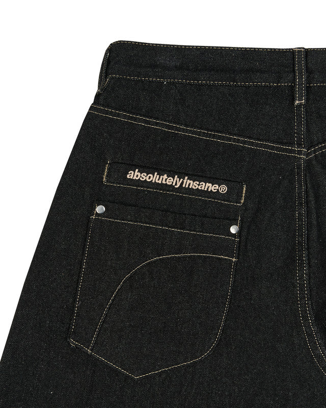 IS011 Insane® Dual Realm Denim Pants - Black