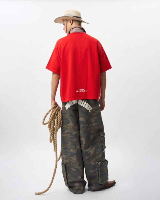 IS012 Insane® Twin Horse Tee - Red