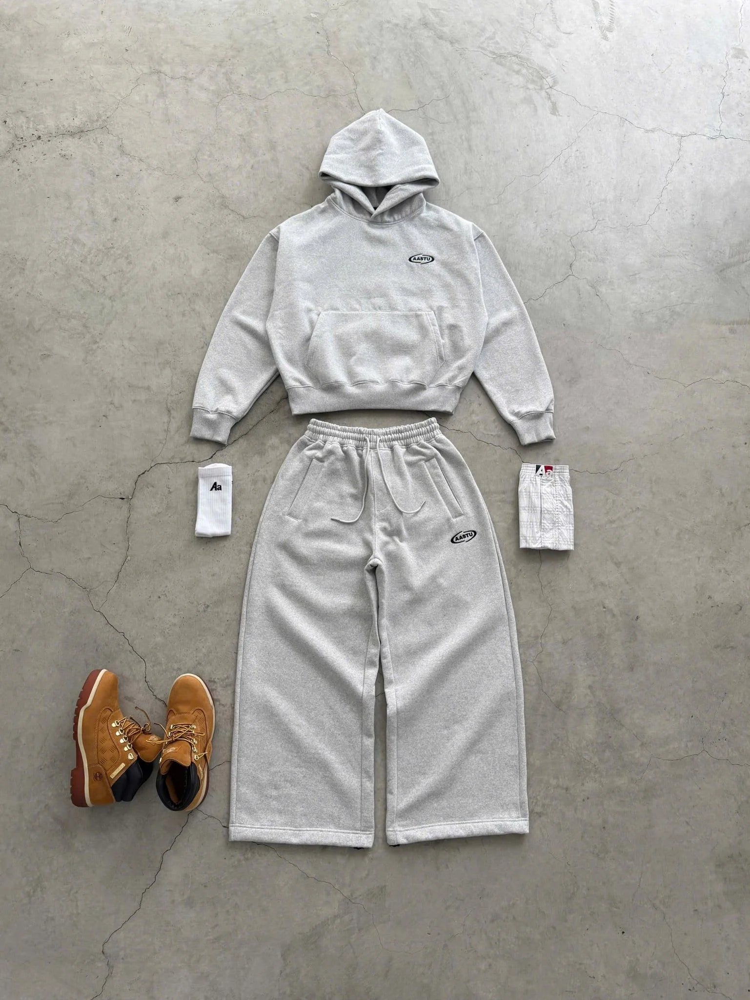 AA003 AASTU ELIP HOODIE // GREY