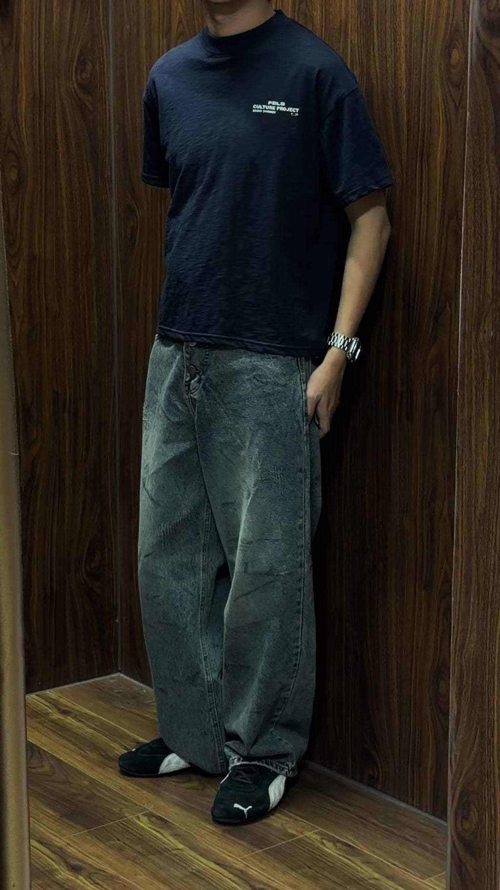 FB002 FABRICLISM WASHED 4-BUTTONS FBLS