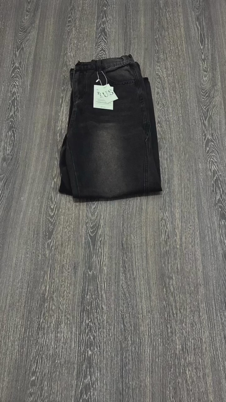P0095 America Style Vintage straight loose jeans