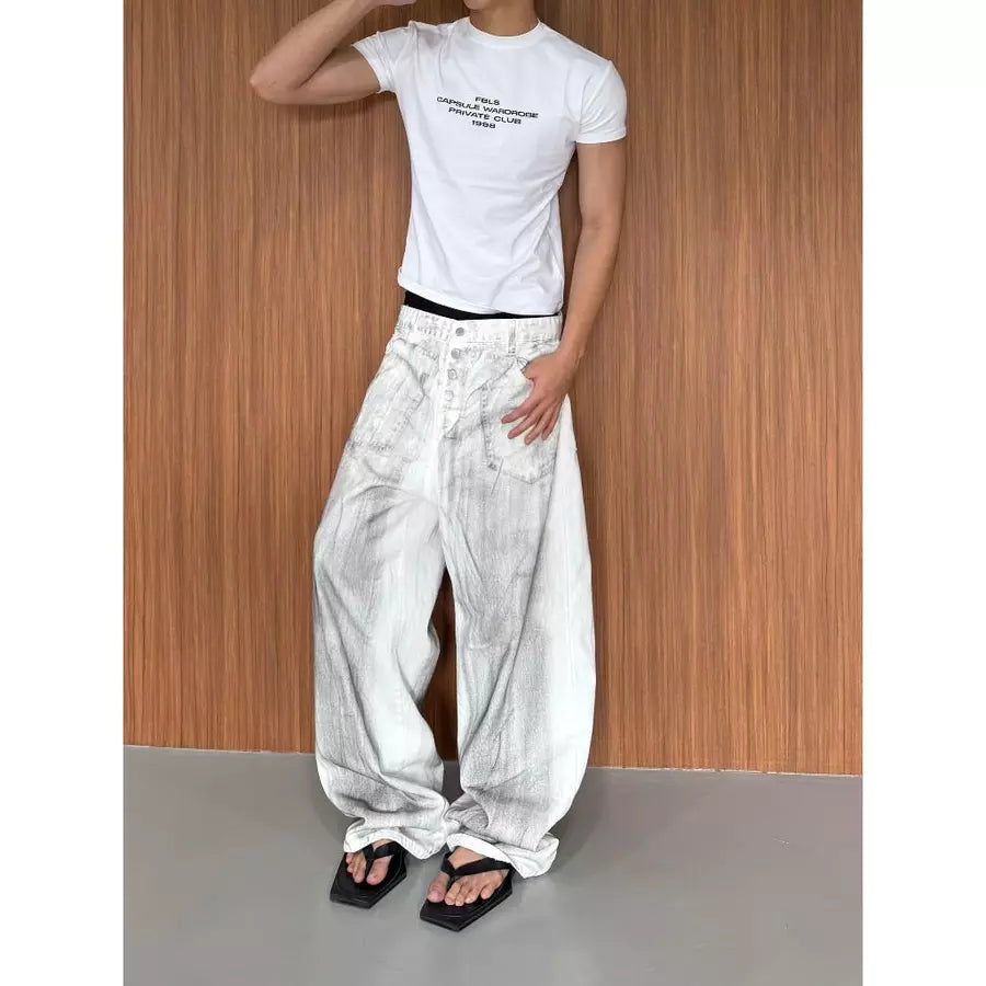 FB002 FABRICLISM WASHED 4-BUTTONS FBLS